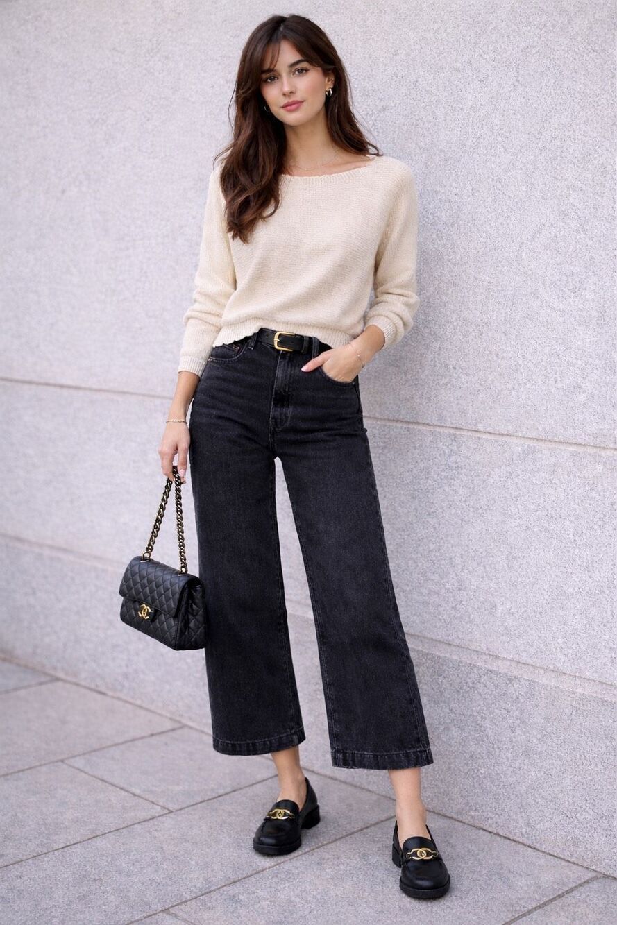 NWT Elizabeth and James cotton blend ribbed sweater, Med $238 E19